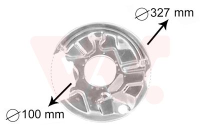 VAN WEZEL Отражатель, диск тормозного механизма 3024374